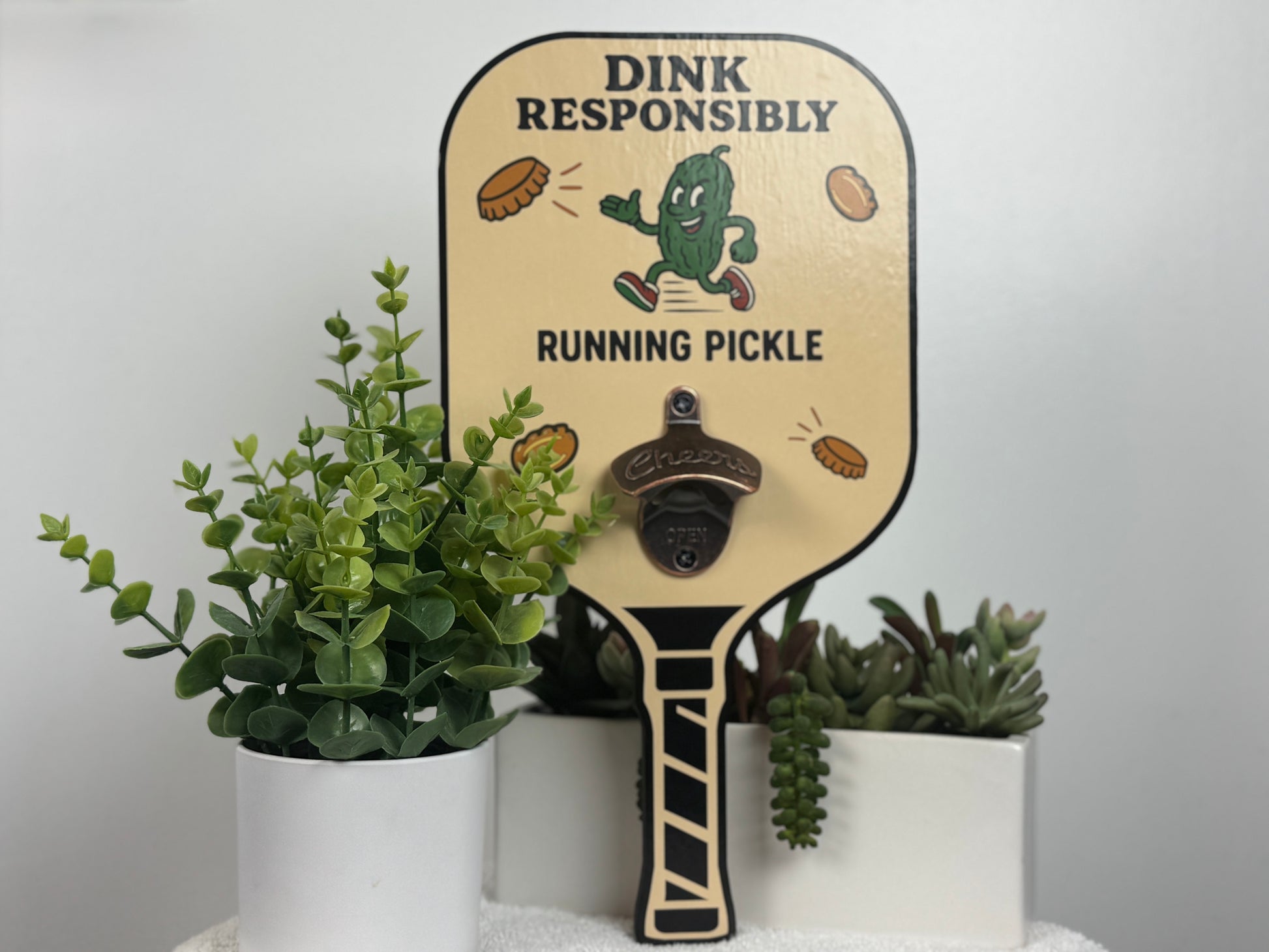 Pickleball Paddle Bottle Opener
