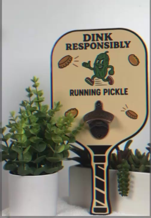 Pickleball Paddle Bottle Opener